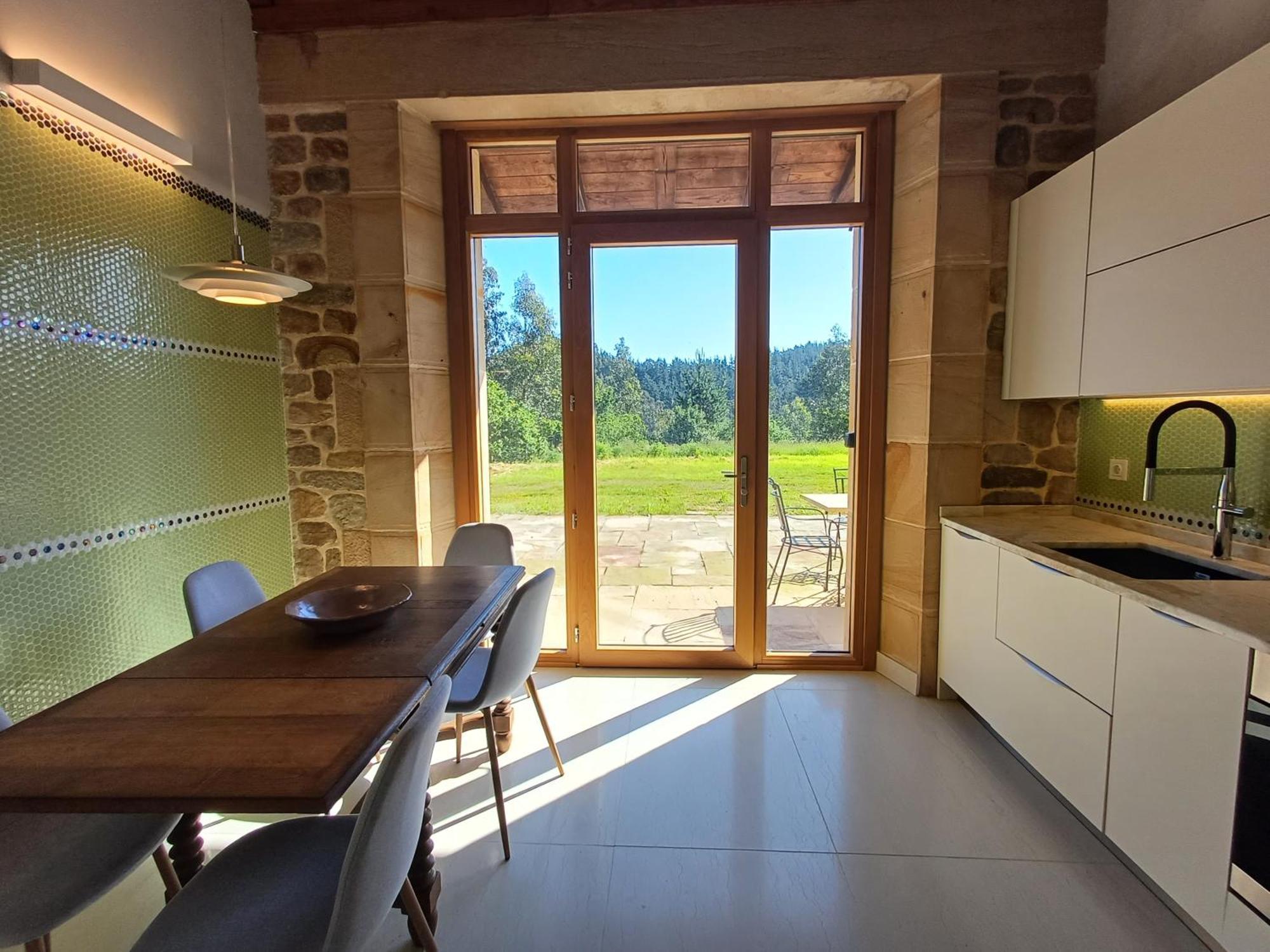 Amplio Apartamento Con Jardin En Casa Rural Haritza Con Vistas Al Mar Ea المظهر الخارجي الصورة